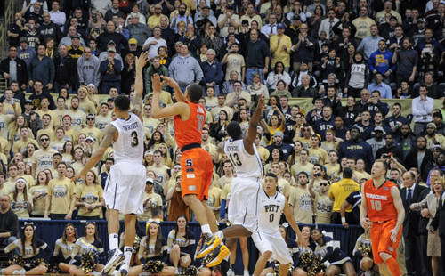 Tyler Ennis’ Desperation Three Sinks Pitt, 58-56