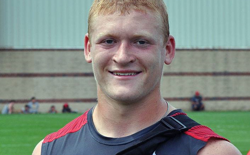 Bowers attends Pitt practice