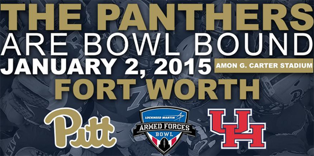 Pitt To Face Houston In Armed Forces Bowl