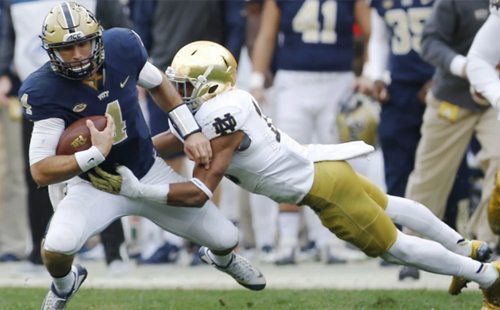 Notre Dame Routs Pitt, 42-30