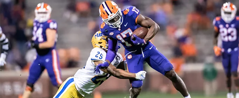 Clemson 52 Pitt 17 in 2020