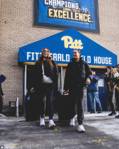 2025 Pitt Panthers Volleyball leave for Kansas City to play Texas A&M in Final 4 National Semifinals