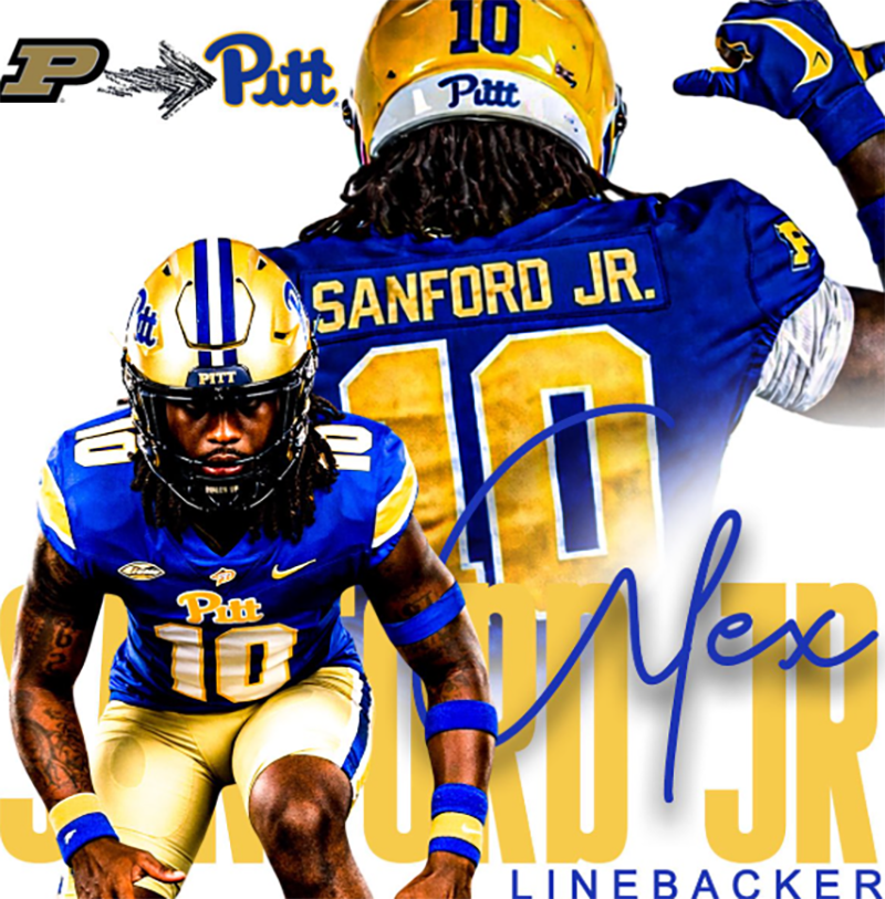 Purdue LB Alex Sanford Jr. Commits to Pitt